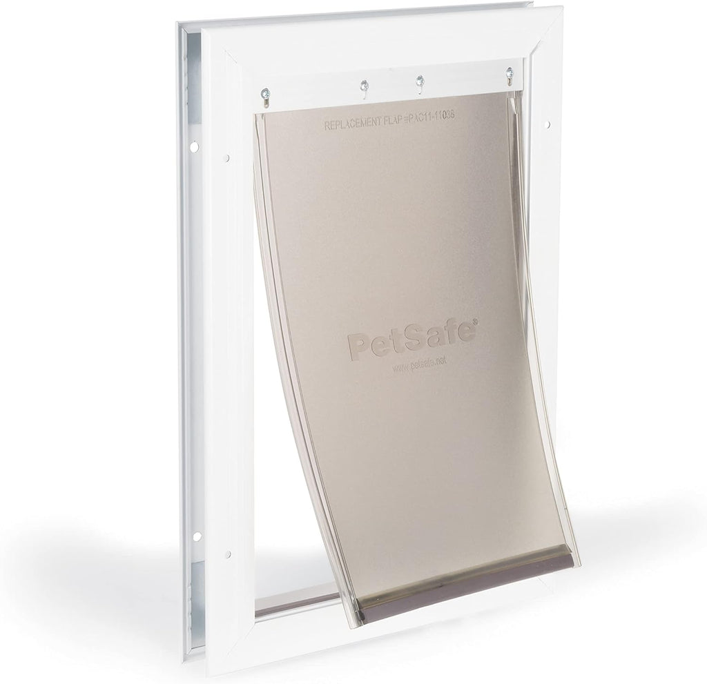 Aluminum Dog Door or Cat Door with Tinted Magnetic Vinyl Flap, Pack of 2 U49670