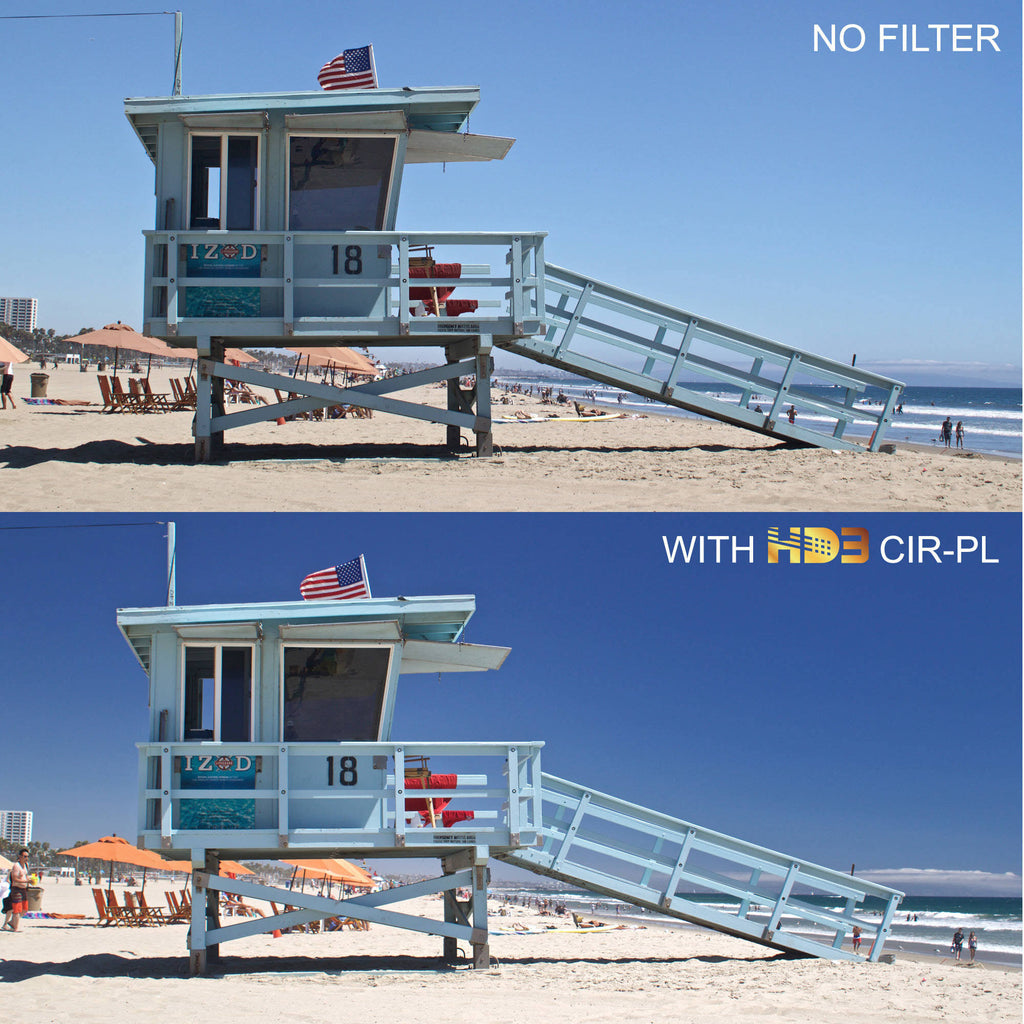 55mm Circular Polarizer HD3 Filter T8883