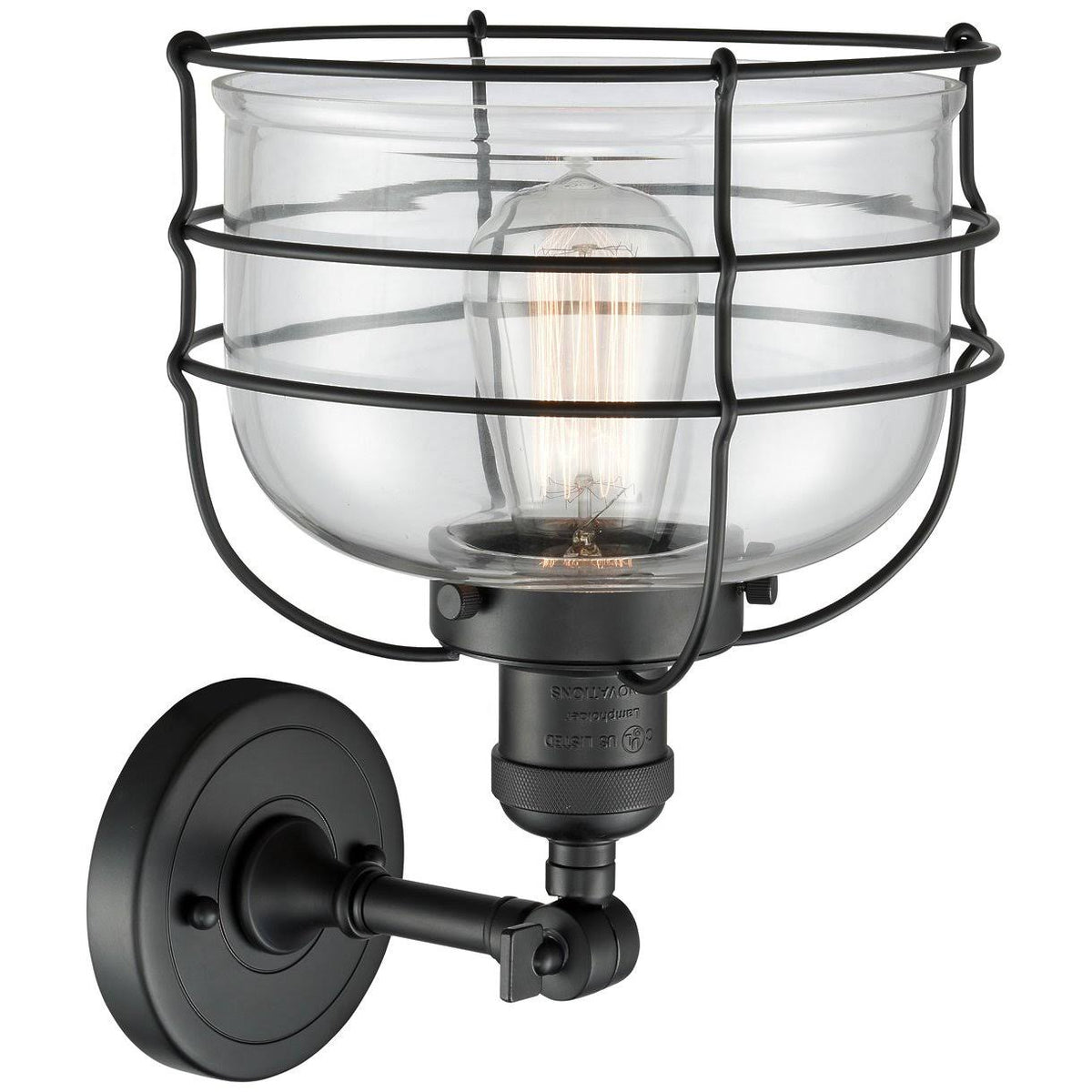 Black LED Sconce J215683