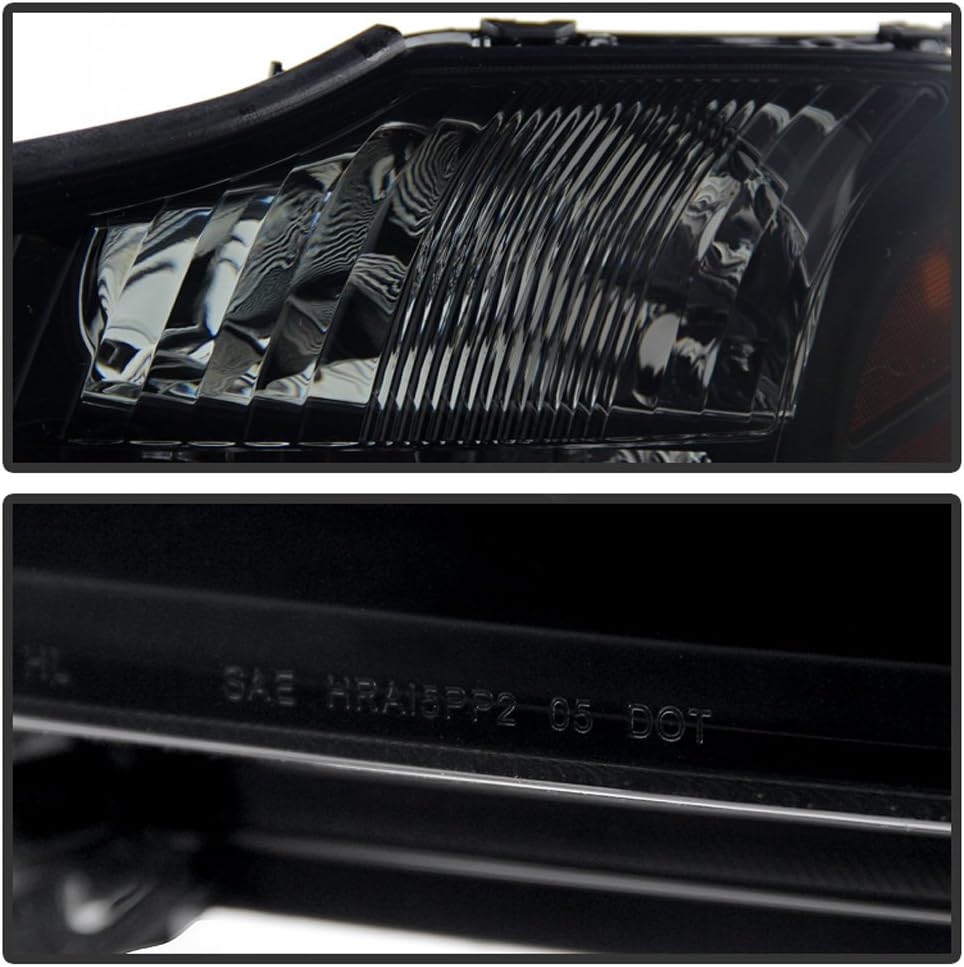 Black Smoked Headlights Set F518518