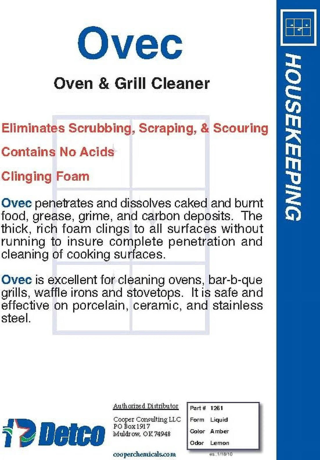 Industrial Oven & Grill Cleaner (1) G32001