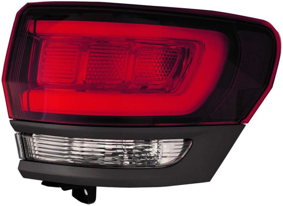 Dark Gray Passenger Side Tail Light Assembly S316