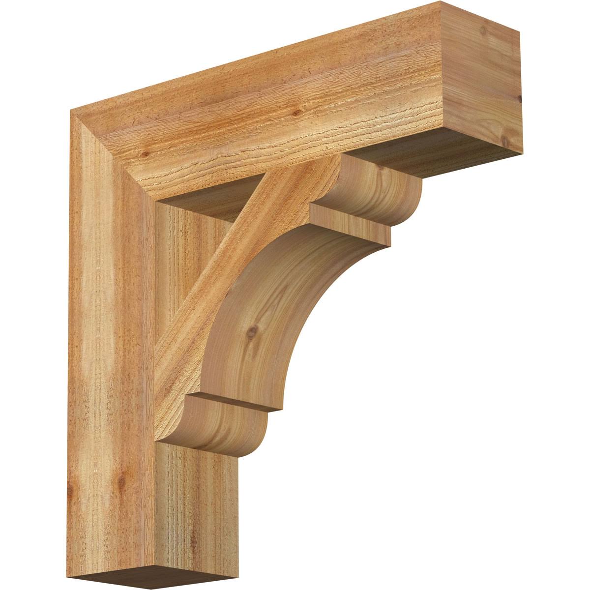 6x22W x 24x22D x 24x22H Western Red Cedar Bracket J918563
