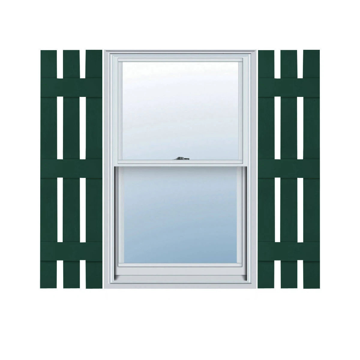 12x22W x 75x22H Vinyl Board-n-Batten Shutters U623785
