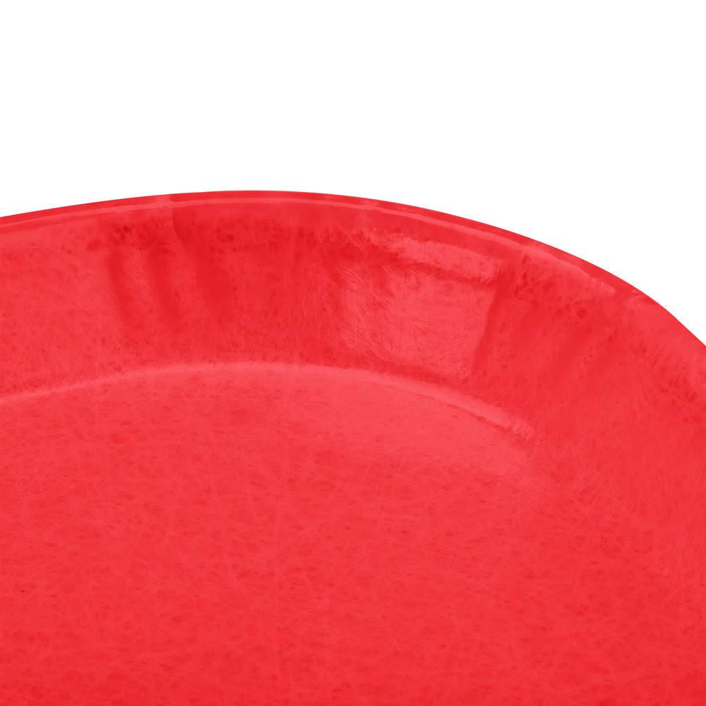 Red Glasteel Fiberglass Cafeteria Tray S4285