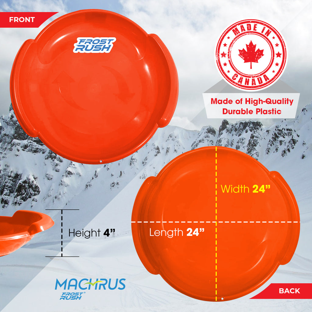 Spiral Snow Sled with Handles L126