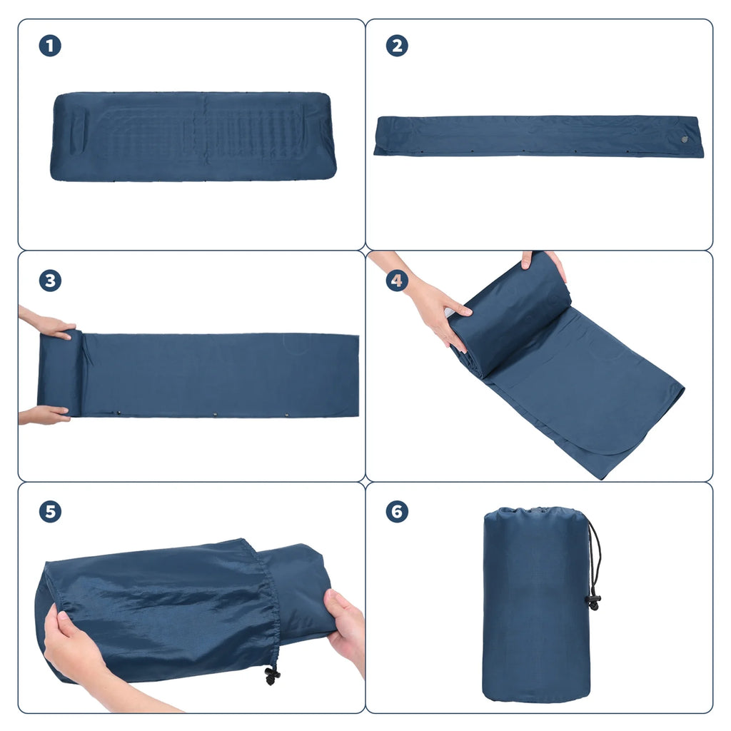 Inflatable Sleeping Pad 4 Inch Thick Air Mattress D620