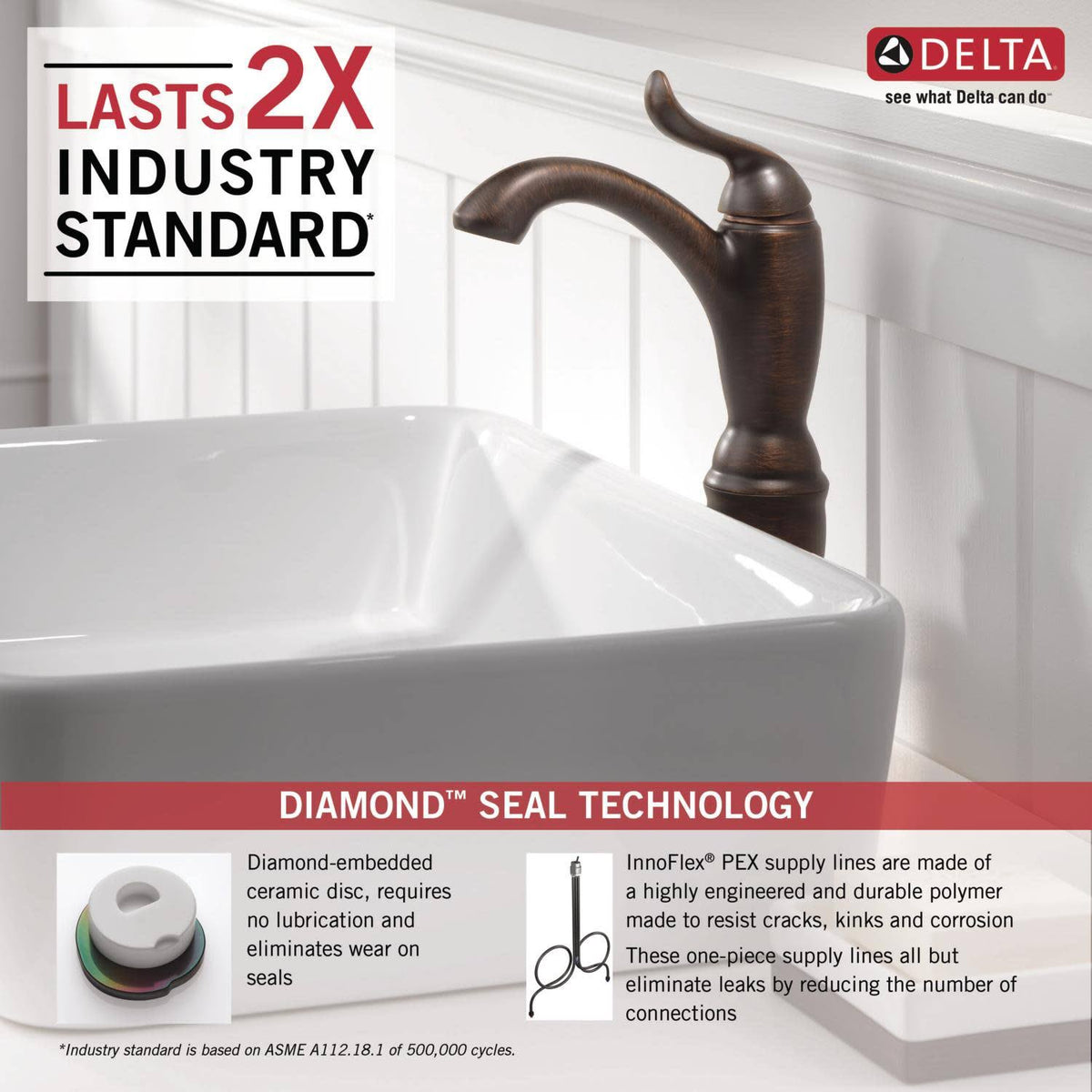 Single Handle Vessel Bathroom Faucet Stainless Z507