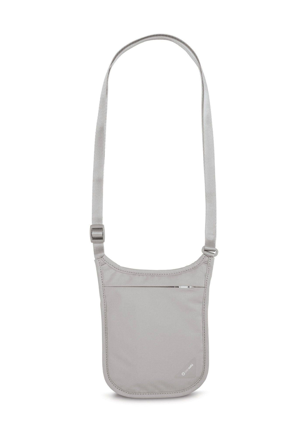 RFID Neck Pouch - Grey W814