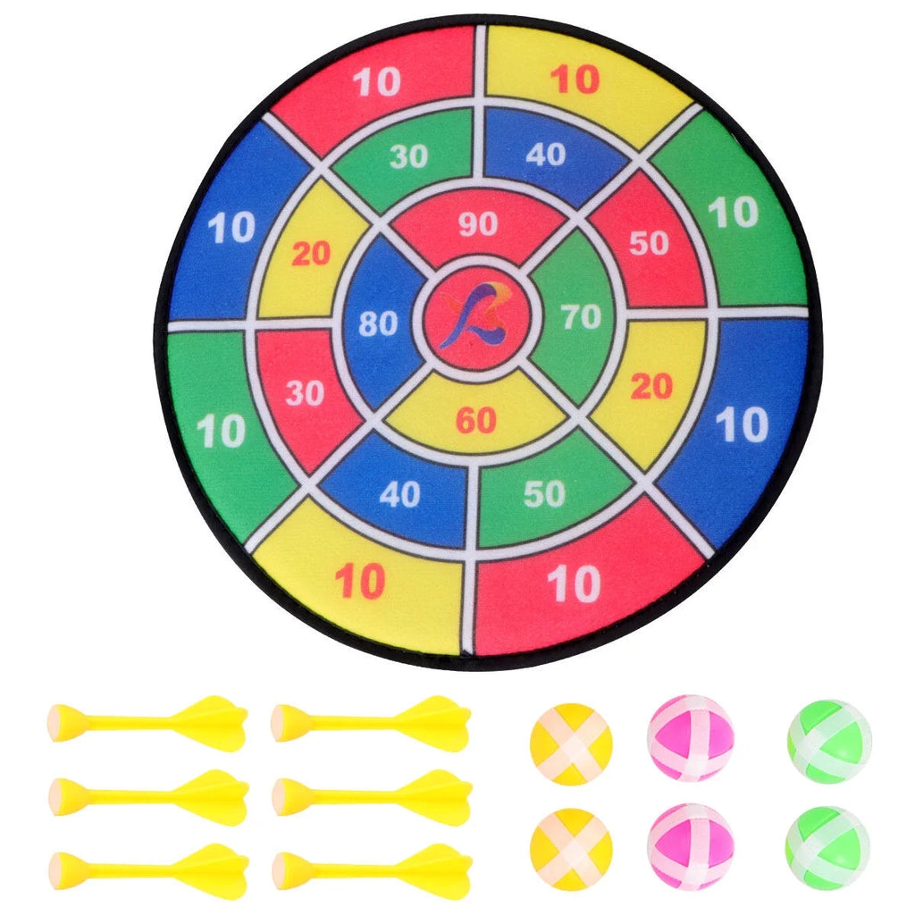 Sticky Ball Shooting Toy Party Game Supplies (30cm, 6pcs Sticky Ball and 6pcs Darts) C724130