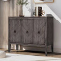 3 Door Accent Cabinet Gray V41907