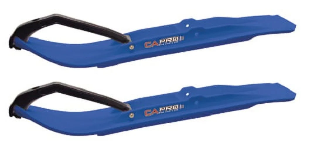 Blue XT Snowmobile Skis with 4.5" Shaper Bars Complete Kit L5923
