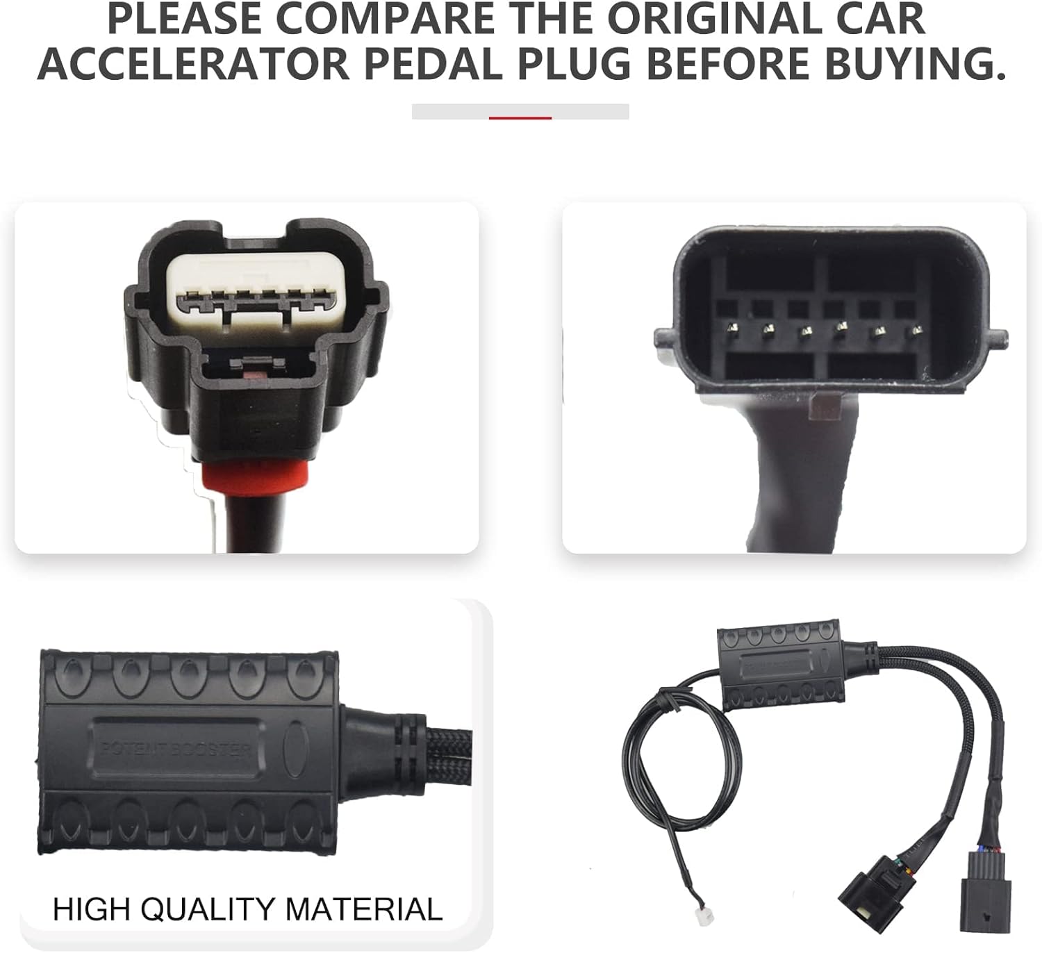 Pedal Throttle Response Controller Electronic Accelerator Booster Pack of 2 O894