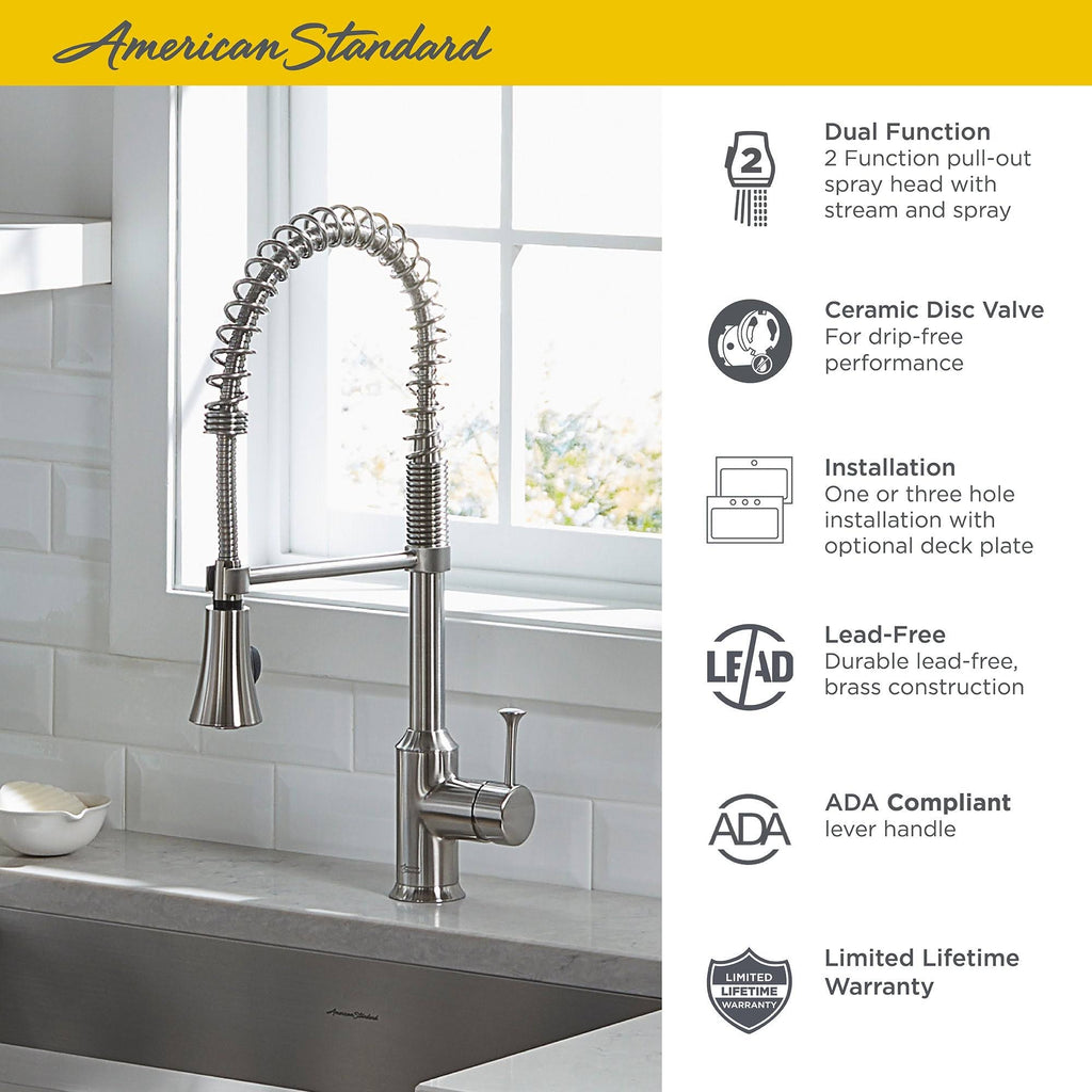 1-Handle Semi-Professional Kitchen Faucet K9463