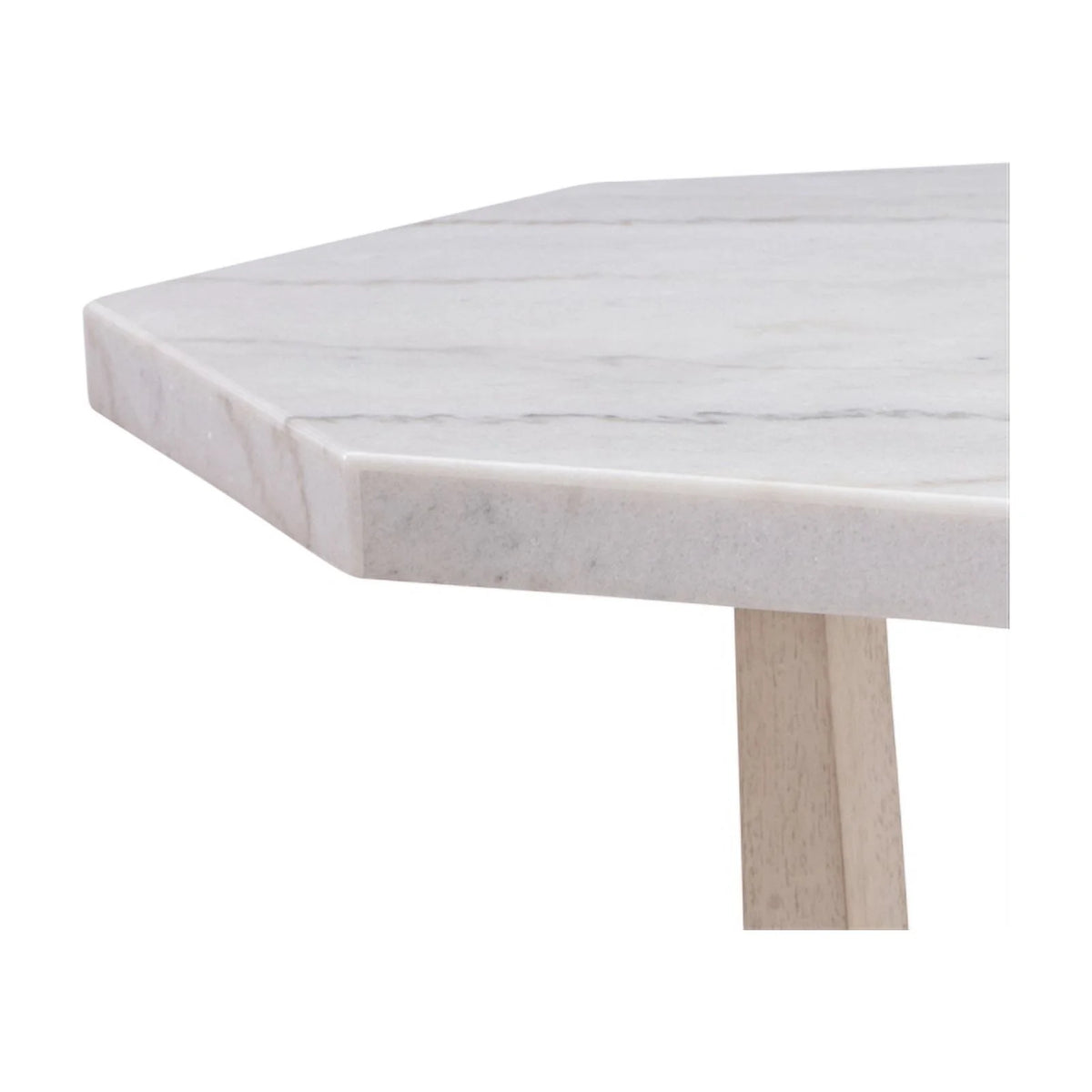 White Marble Top Wood Dining Table Z809