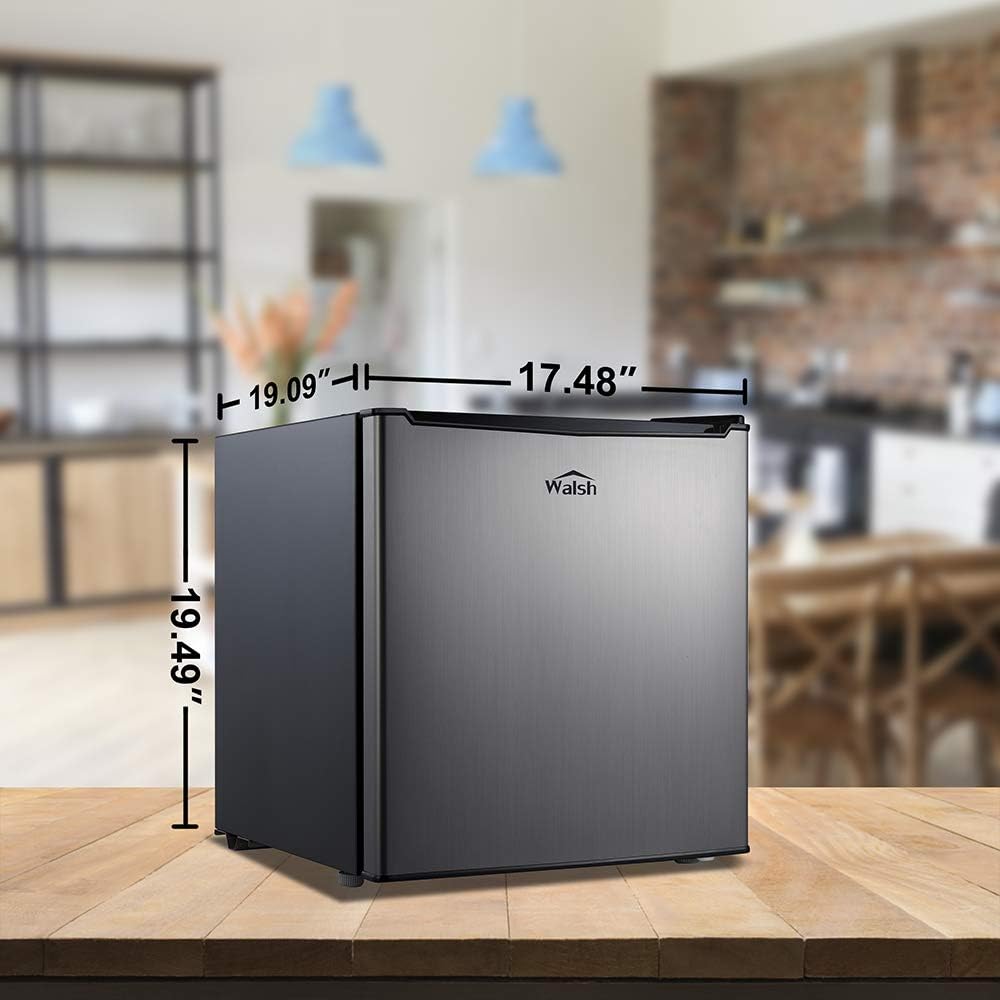 Compact Refrigerator, 1.7 Cu.Ft Single Door Fridge P674074