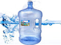 Blue 5 Gallon Reusable Plastic Water Bottle Jug H860478
