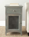 French Grey End Table V3538