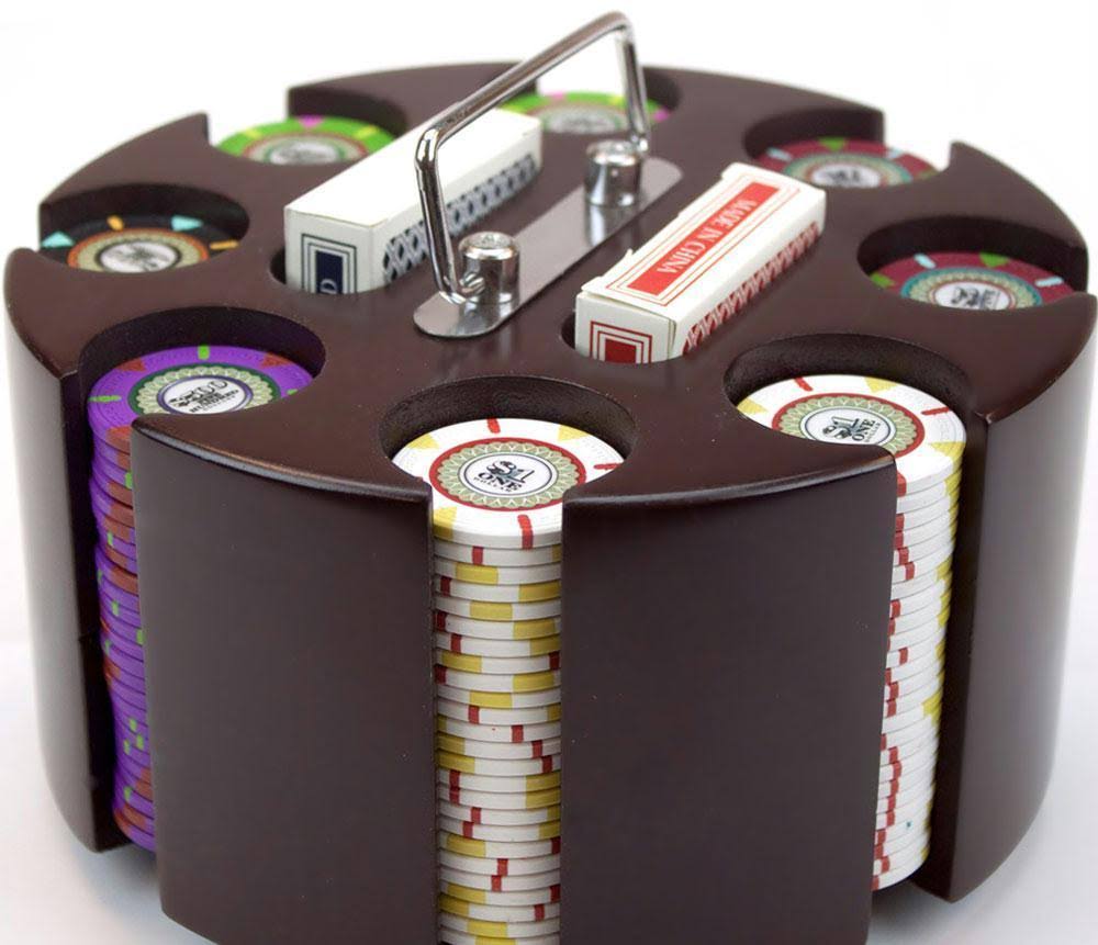 200ct Clay Gaming Chip Set in Carousel C26522