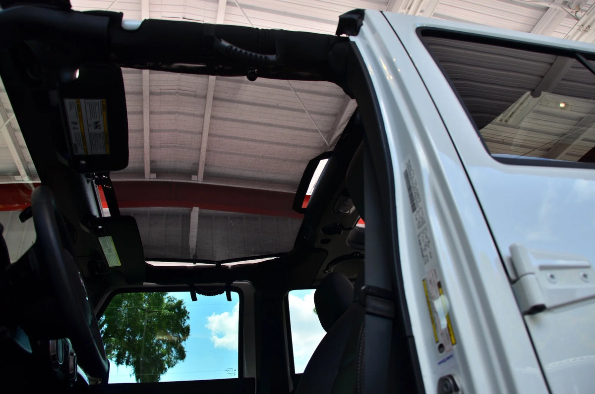 Mesh Shade Top Sunshade for Jeep Wrangler JK 2-Door and JKU 4-Door N9217