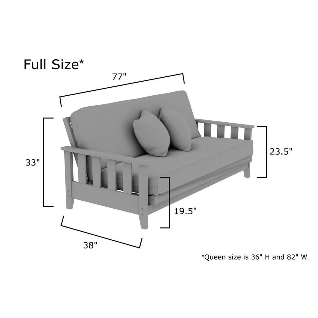 Warm Cherry Oak Futon with Cover G61781