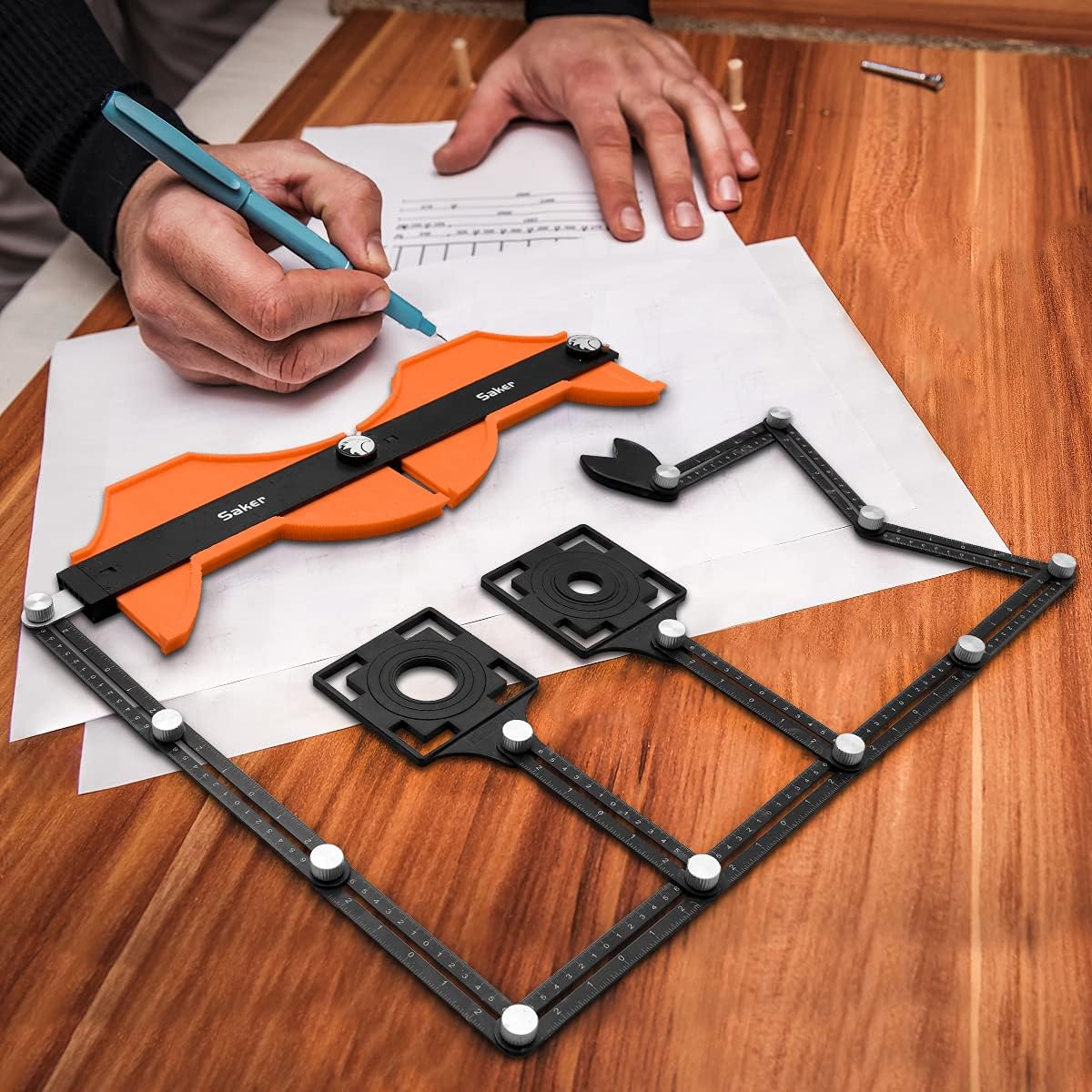 Contour Gauge Profile Tool with Adjustable Lock X903