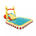 Inflatable Pool with Sprinkler Arch Over 5 ft Tall F76110