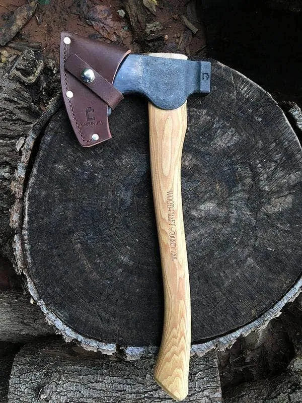1.7# Wood-Craft Camp Carver Axe, 16x22 Curved Handle Axe M20528