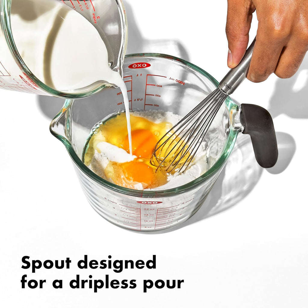 2 Cup Glass Measuring Cup With Lid W5771