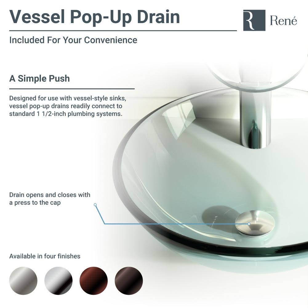 Beach Sand Glass Vessel Bathroom Sink with Oil Rubbed Bronze Waterfall Faucet M24959