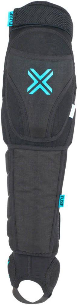 Black/Blue 2X-Large Knee Shin Ankle Combo Pad P1831