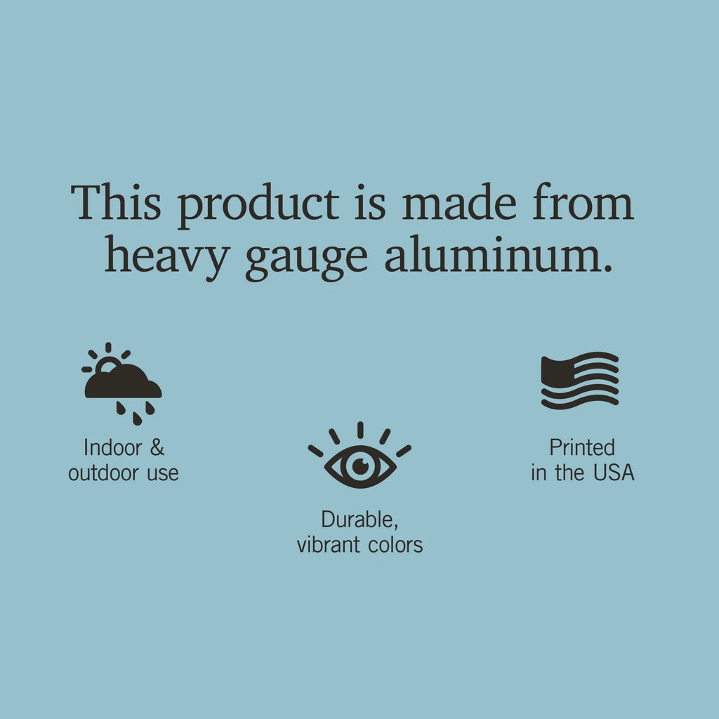 12x18 Aluminum Metal Sign Decor A3390