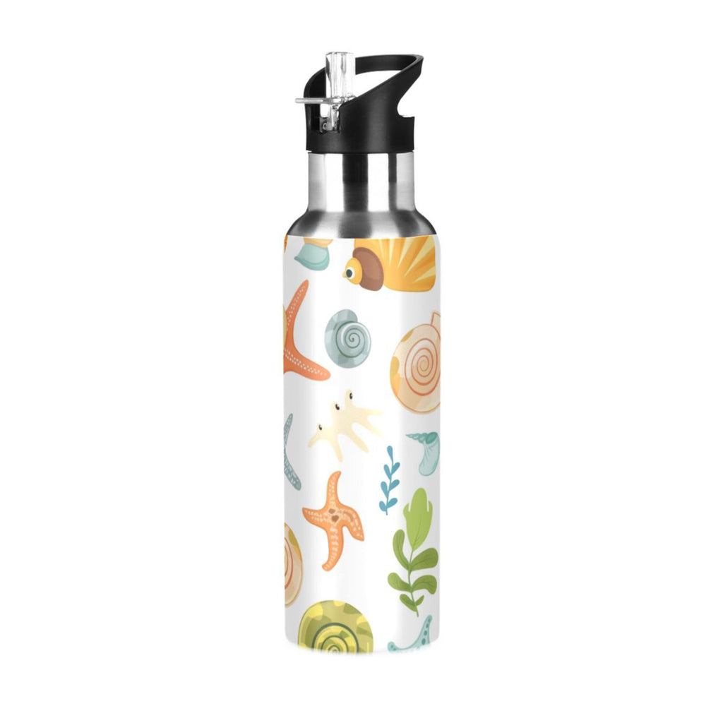 20 oz Insulated Stainless Steel Water Bottle with Straw Lid L20020