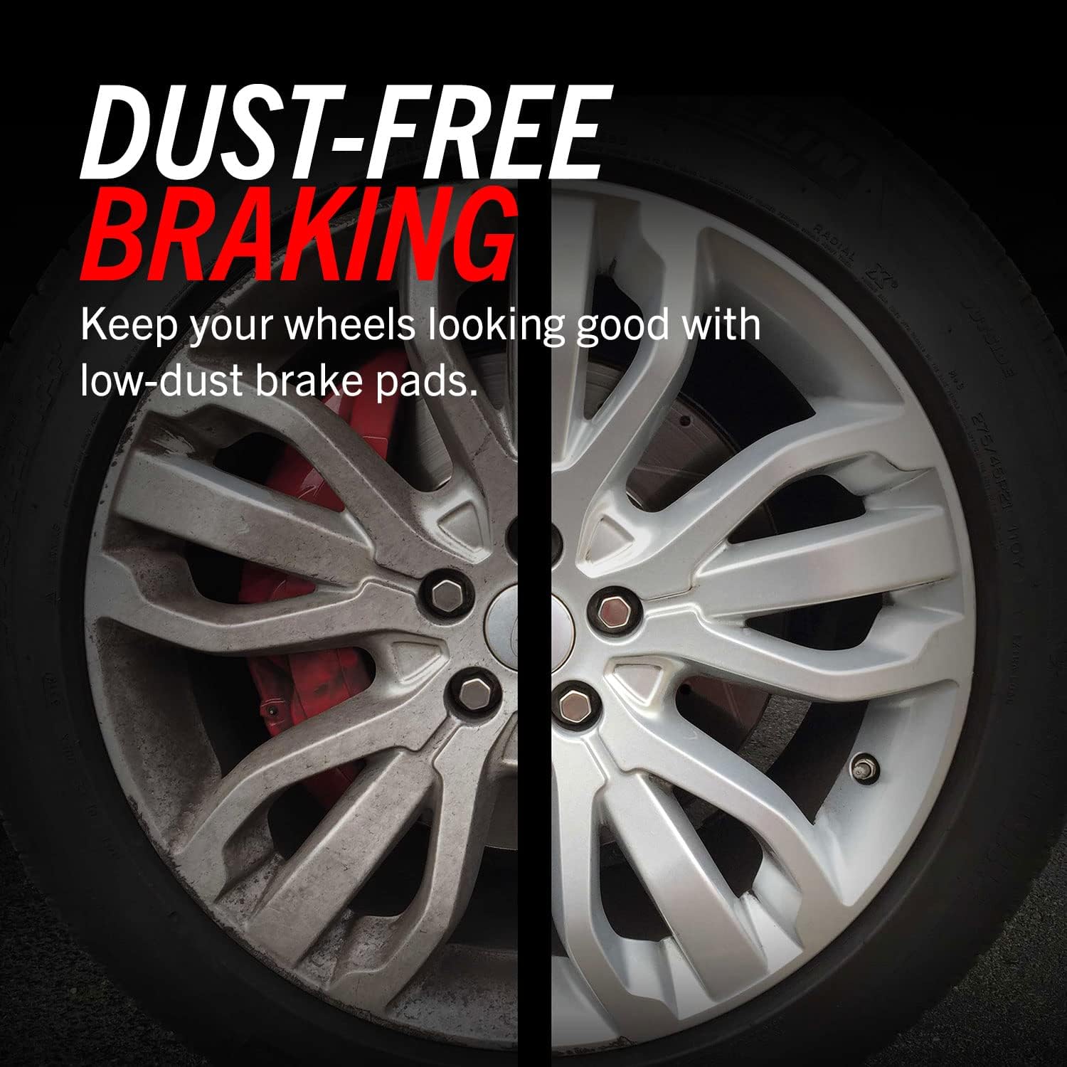 Front Z23 Carbon Fiber Brake Pads with Drilled & Slotted Brake Rotors Kit A788873