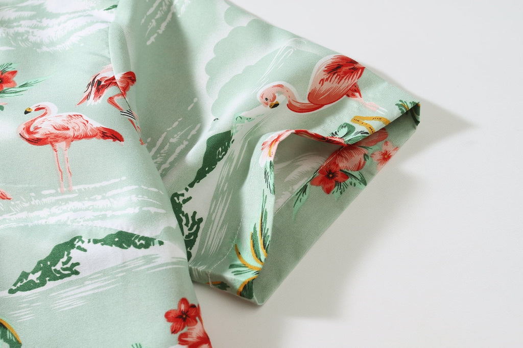 Hawaiian Shirt Short Sleeve Button Down Shirt A812