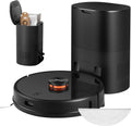 Black Robotic Vacuum Cleaner with Self Empty, Mop, Lidar Navigation, 2700Pa Suction G441067