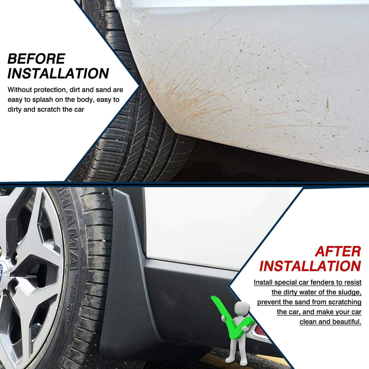 Mud Flaps for Subaru Forester 2019-2022 (4 PC Set) X20562
