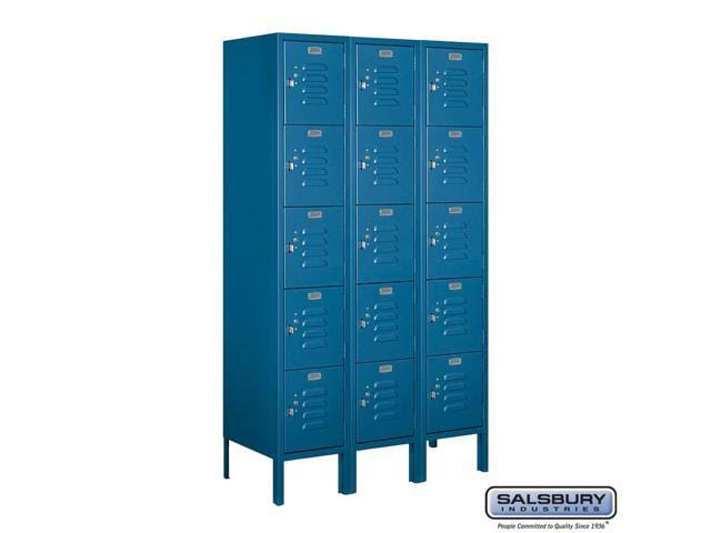 Tan Five Tier Metal Locker I2601