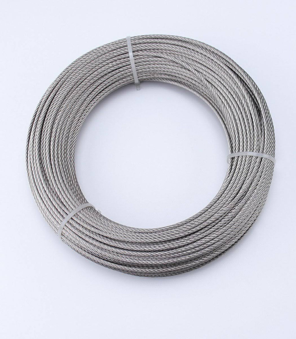 Stainless Steel Cable 1/8 inch T316 Marine Grade Wire Rope 7x7 Strands J54208