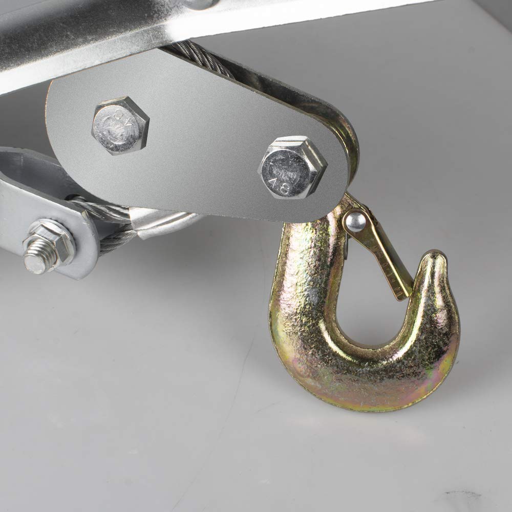 2 Pack 8000lb Heavy Duty Cable Puller with Hooks Y214