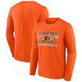 Orange Philadelphia Flyers Long Sleeve T-Shirt K523