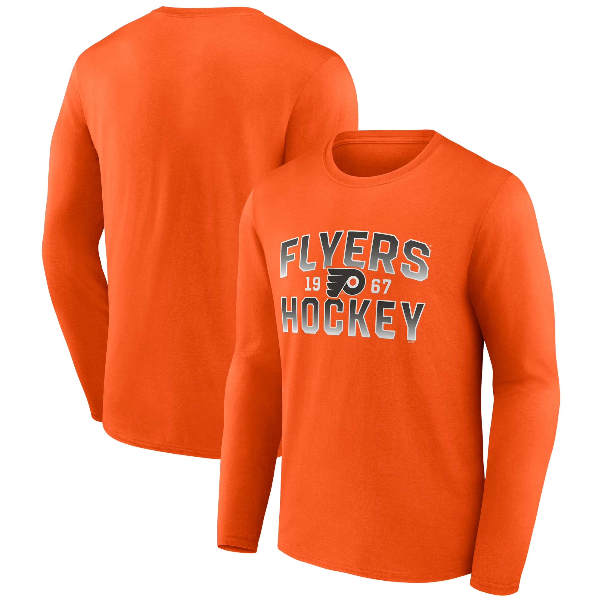 Orange Philadelphia Flyers Long Sleeve T-Shirt K523