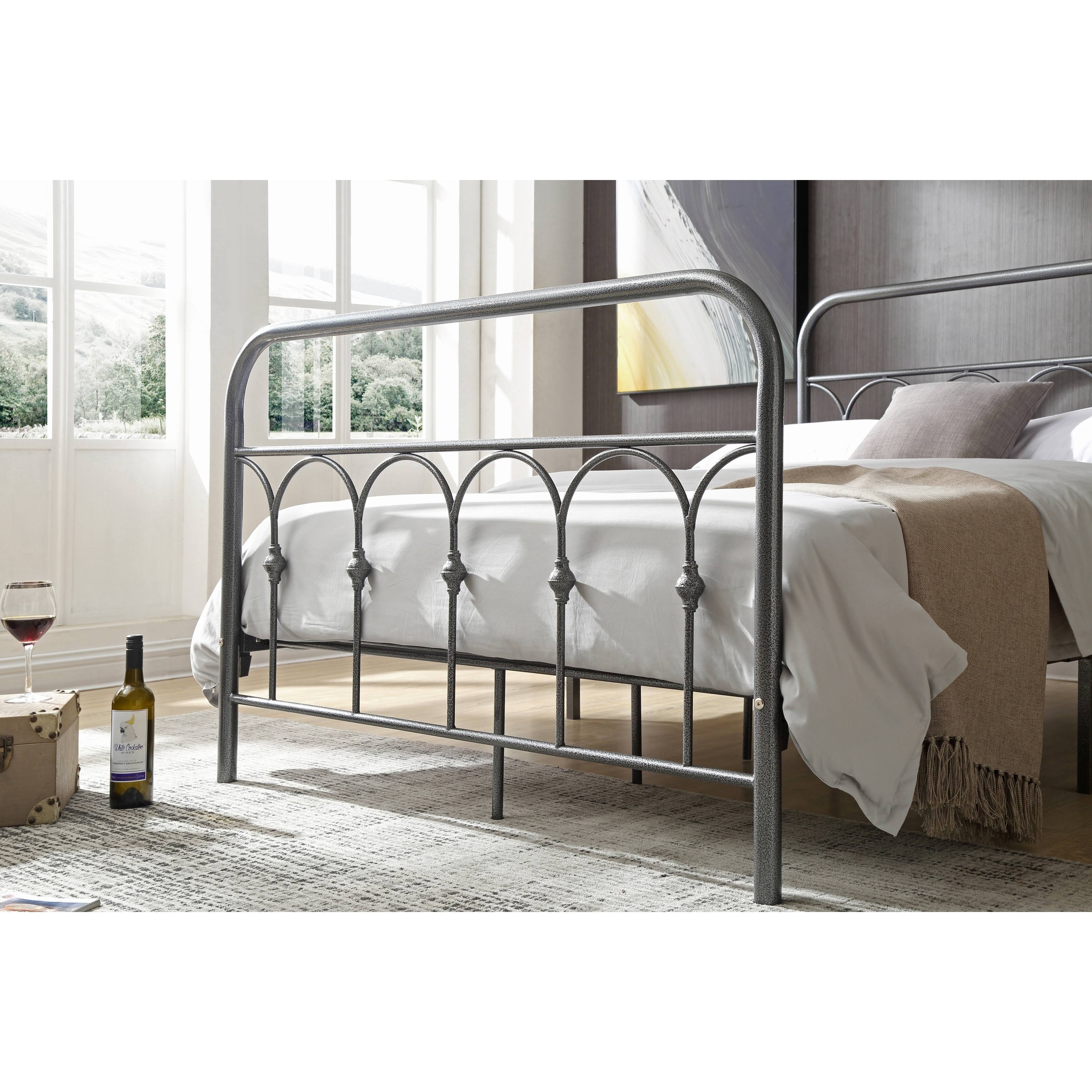 Charcoal Twin Metal Bed H273558