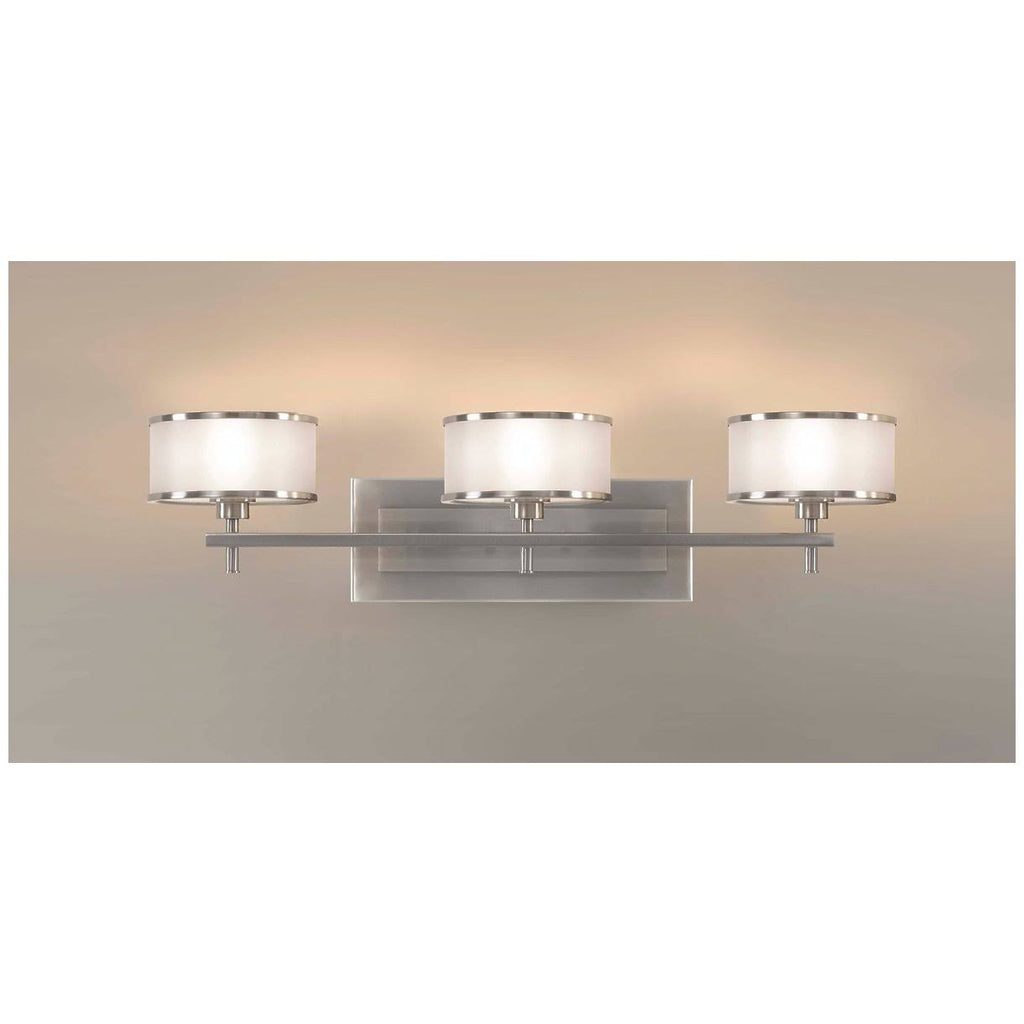 Brushed Steel 3 Light Vanity U239941