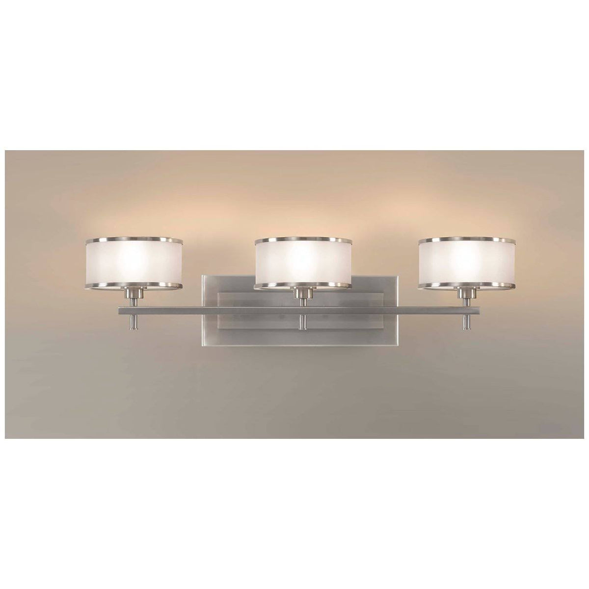 Brushed Steel 3 Light Vanity U239941
