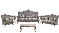 Gray Fabric 6pcs Living Room Set M29495