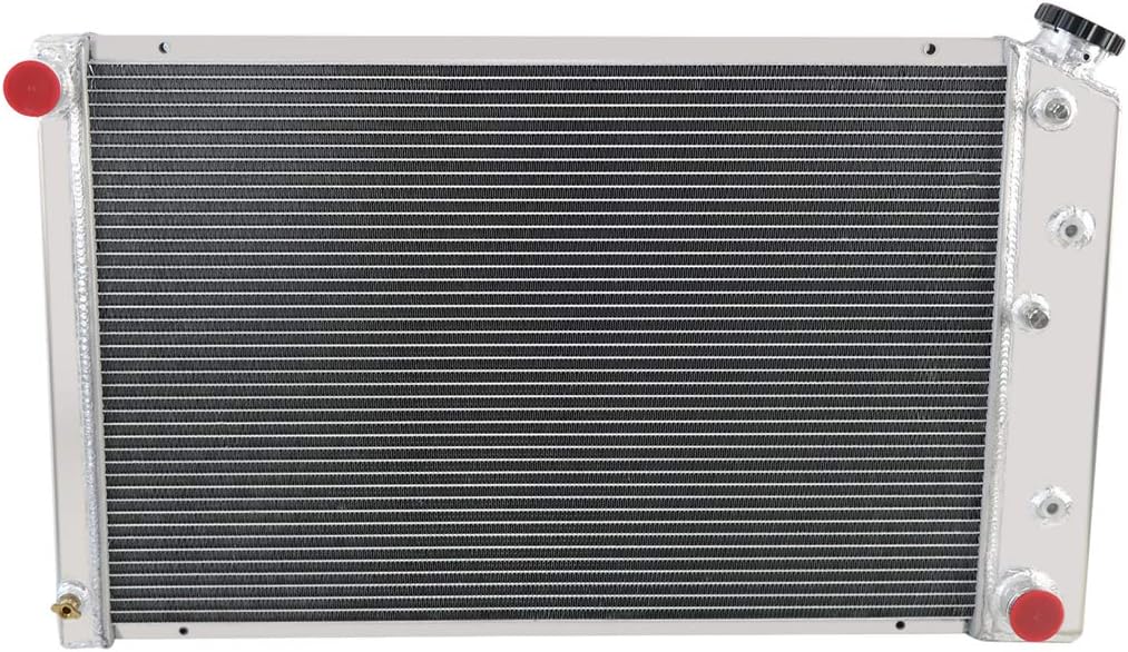 3 Row Aluminum Radiator with 2X12 Fan Shroud Combo and Relay Kit H772