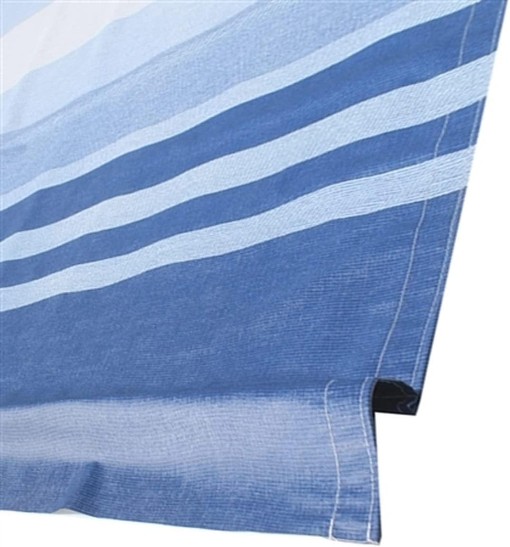 Blue Fade 15x8 Feet PVC RV Awning Fabric Replacement Q429906