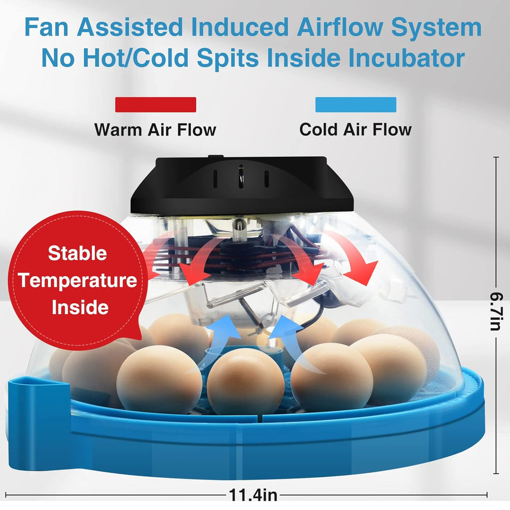 2 Pc Automatic Egg Incubator with Humidity Display G24425