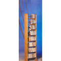 Solid Oak 8 Row CD Rack X3484